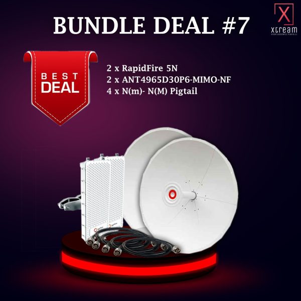 Deal #7 | 2 x RapidFire 5N | 2x ANT4965D30P6-MIMO-NF | 4 x N(m)- N(M) Pigtail